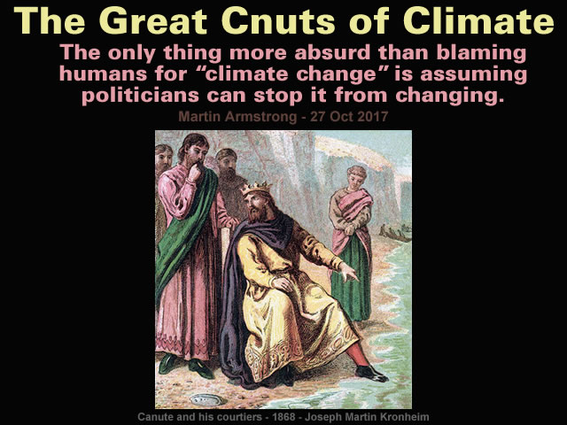 The great cnuts of climate