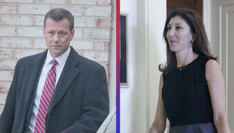 FBI agent Peter Strzok and FBI lawyer Lisa Page 696x398