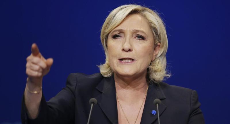 Le pen pointing