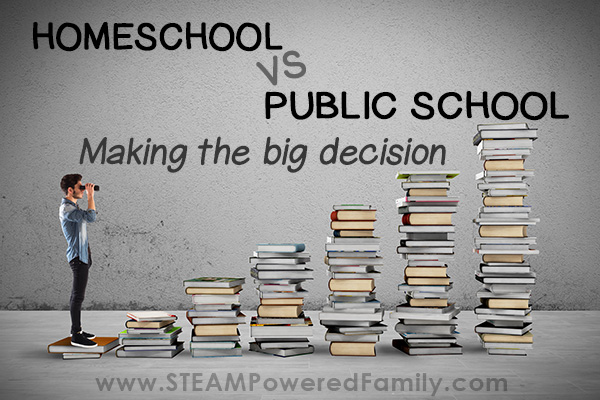 Homeschool vs public school decision feature